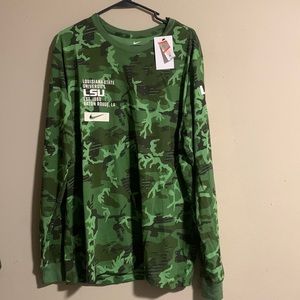 Nike “LSU” Camo Dri Fit Shirt